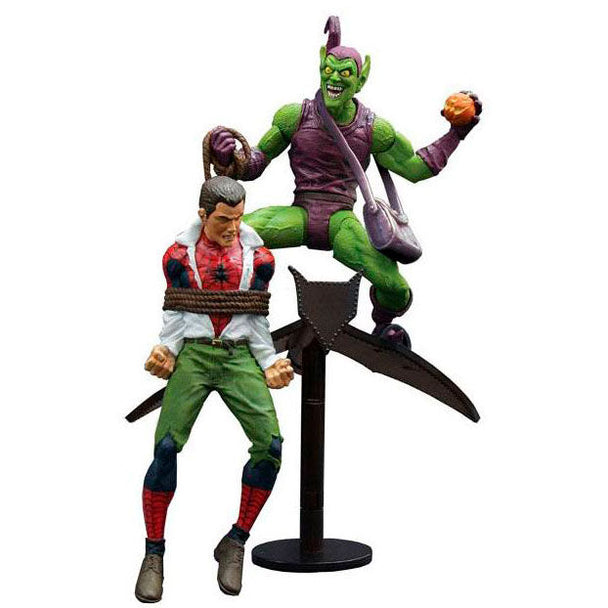 Figurine articulée Green Goblin Marvel Select de 18 cm avec détails soignés et couleurs vives.
