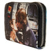 Détail de la fermeture éclair métallique robuste du portefeuille Loungefly Star Wars