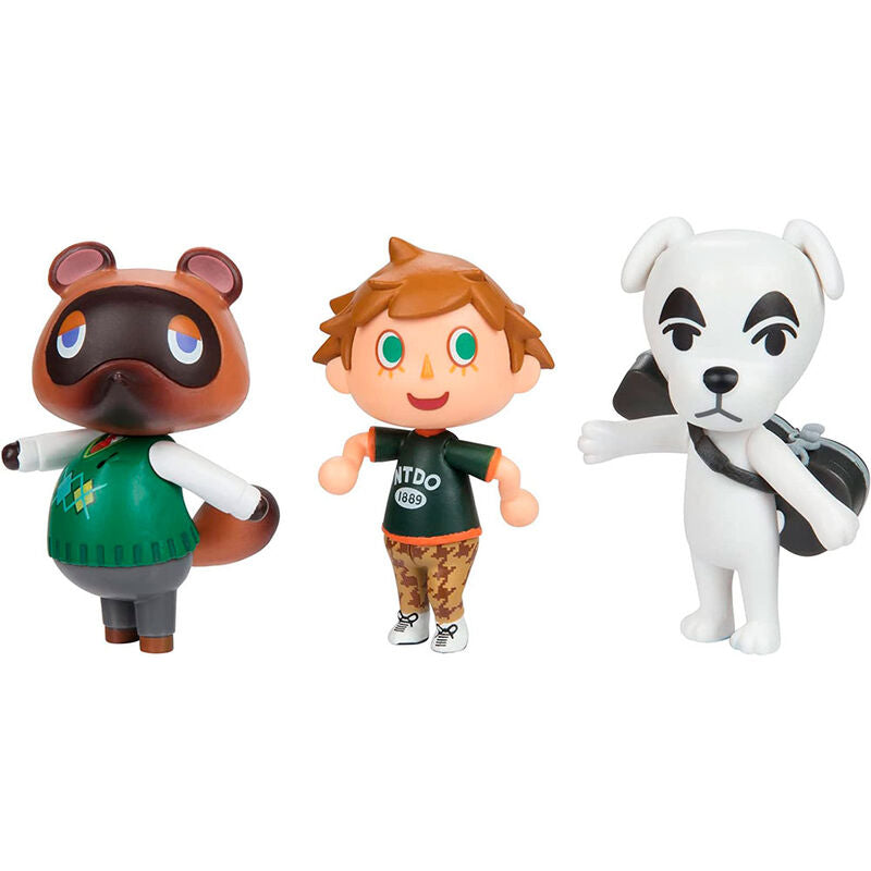 Figurine Animal Crossing détaillée de 6cm montrant un personnage souriant