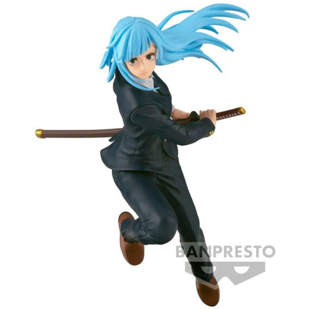Vue rapprochée de la figurine Kasumi Miwa BANPRESTO montrant les finitions soignées et le design officiel