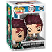 Figurine Funko POP de Tanjiro Kamado de Demon Slayer tenant un bol de nouilles, vue de face en boîte vitrine