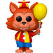 Vue rapprochée de la figurine Balloon Foxy Funko POP montrant les détails du personnage emblématique du jeu
