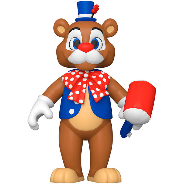 Action figure Circus Freddy de Funko en position debout, illustrant les caractéristiques emblématiques du personnage