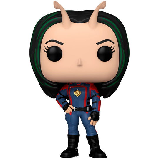 Vue rapprochée de la figurine Mantis Funko POP Marvel Guardians of the Galaxy 3 en vinyle haute qualité