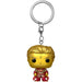 Détail du porte-clés Funko POP Adam Warlock, figurine vinyl colorée et fidèle au personnage du film