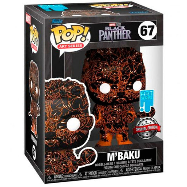 Figurine Funko POP Marvel Black Panther M'Baku Artist exclusive de 9cm dans sa boîte vitrée avec fenêtre