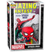 Figurine POP exclusive Marvel Amazing Spiderman de face avec détails précis et couleurs vives