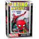 Figurine POP exclusive Marvel Amazing Spiderman de face avec détails précis et couleurs vives