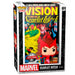 Figurine Funko POP exclusive de Scarlet Witch Marvel avec détails précis et couleurs vives sur fond blanc