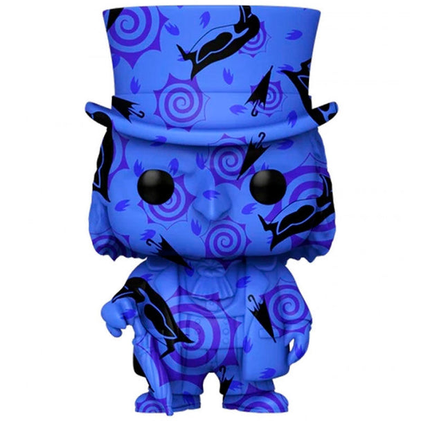 Vue rapprochée de la figurine The Penguin de Batman Return avec boîte protectrice Funko POP