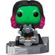 Vue rapprochée de la figurine Gamora exclusive Funko POP avec détails précis de la navette des Gardiens