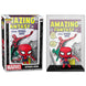 Vue latérale de la figurine FUNKO Amazing Spiderman montrant son design unique et sa finition soignée