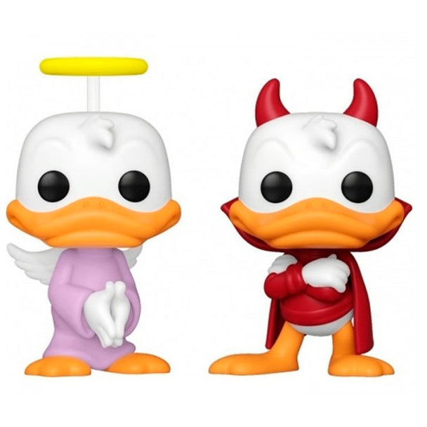 Figurine Funko POP Donald Duck version Diable avec cornes rouges et fourche, design exclusif et finition brillante