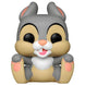 Vue rapprochée de la figurine Funko POP Thumper Disney Bambi montrant les détails soignés du personnage en vinyle