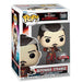 Vue rapprochée de la figurine Funko POP Doctor Strange exclusive montrant les détails du costume et des accessoires