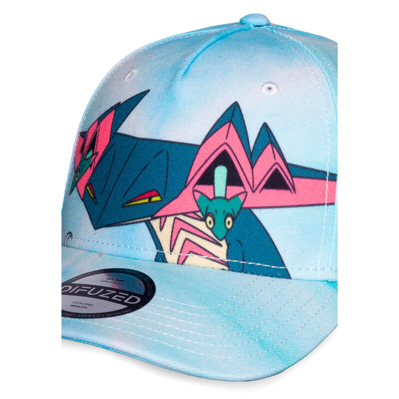 Vue arrière de la casquette Pokemon avec fermeture ajustable