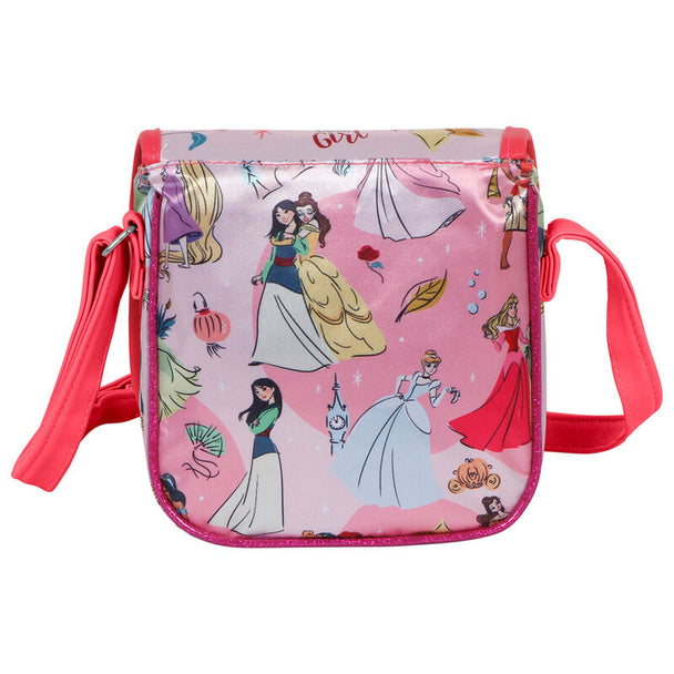 Vue avant du sac muffin Disney Princess Strong avec fermeture magnétique et design coloré