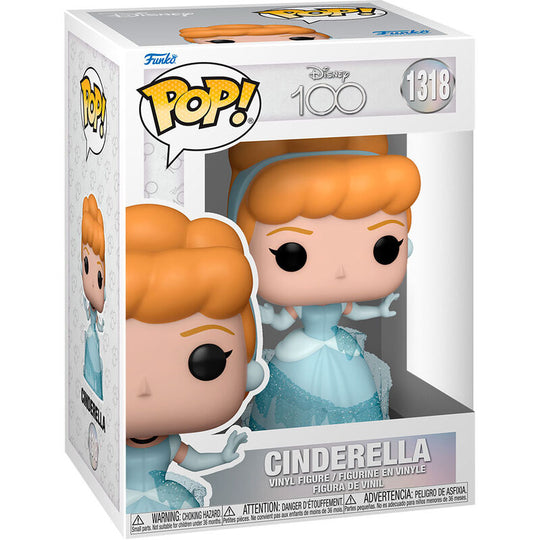 Figurine Funko POP Cendrillon édition 100ème anniversaire Disney, vinyle 9 cm dans sa boîte vitrine