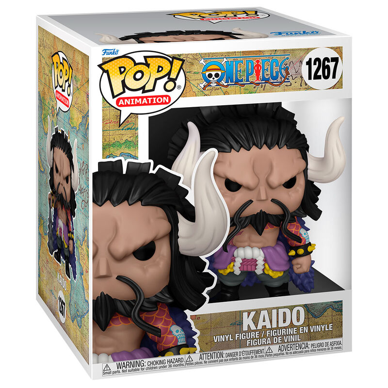 Figurine POP Kaido de One Piece par FUNKO vue de face avec détails précis et couleurs vives