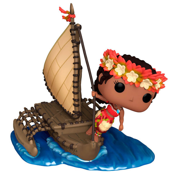 Figurine collector FUNKO Moana Disney 100th Anniversary, vue latérale montrant les détails précis et le design unique