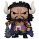 Figurine POP Kaido One Piece FUNKO présentée sous un angle latéral mettant en valeur ses caractéristiques uniques