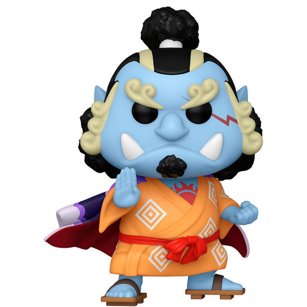 Vue de face de la figurine Funko POP Jinbe avec détails précis et couleurs vives