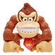 Gros plan sur le visage expressif de la figurine Donkey Kong Super Mario Bros avec fonctions interactives