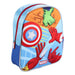 Sac à dos Marvel Avengers 3D lumineux de face avec logo CERDÁ et détails colorés pour enfant