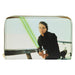 Vue avant du portefeuille Loungefly Star Wars Retour du Jedi en simili cuir vegan avec détails imprimés colorés