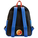 Détail des poches latérales pratiques du sac à dos Dragon Ball Z en cuir vegan