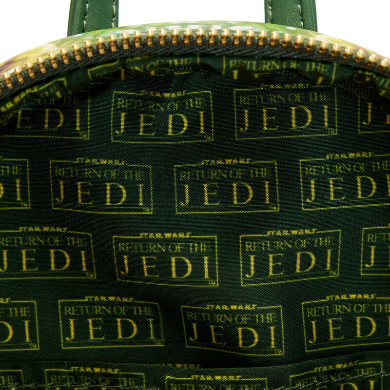 Intérieur du sac à dos avec doublure assortie mettant en valeur la qualité de fabrication Loungefly