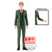 Figurine Loid Forger de Spy x Family mesurant 18 cm, vue de face avec détails précis et couleurs fidèles.