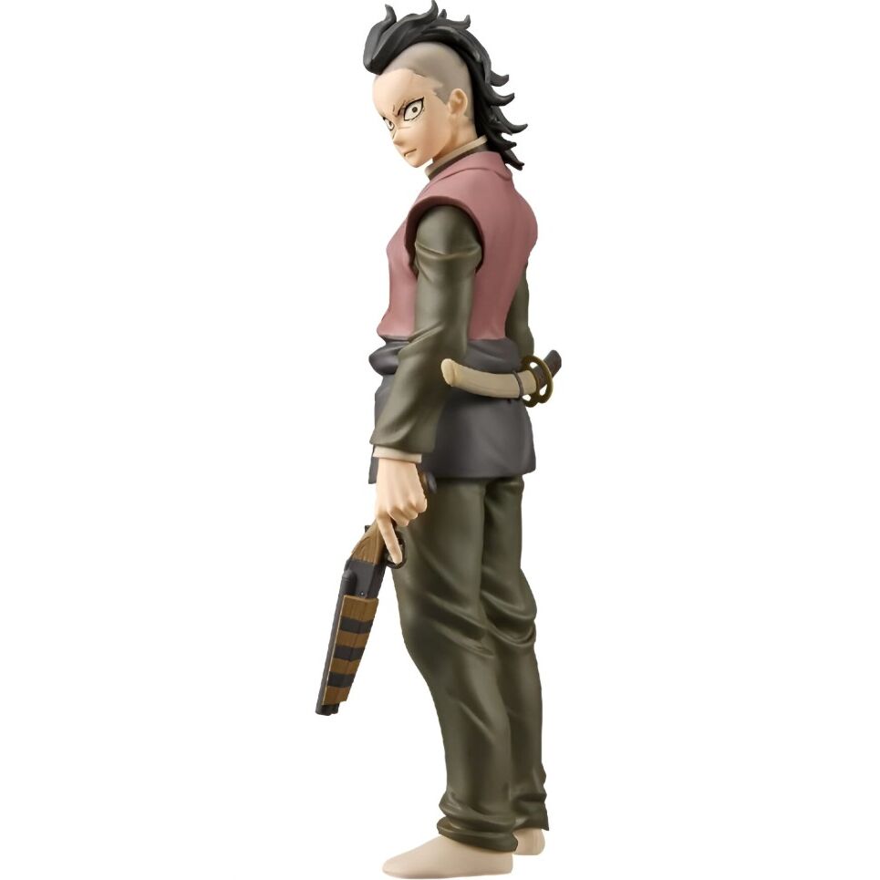 Figurine Genya de Demon Slayer Kimetsu no Yaiba de 17 cm par BANPRESTO, vue de face avec détails précis et couleurs fidèles au personnage.