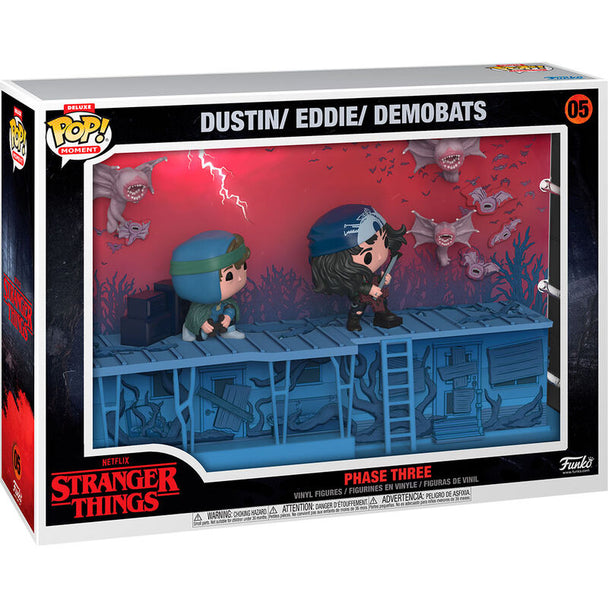 Figurine POP Moments Deluxe Stranger Things Phase 3 FUNKO vue de face avec détails précis et couleurs vives