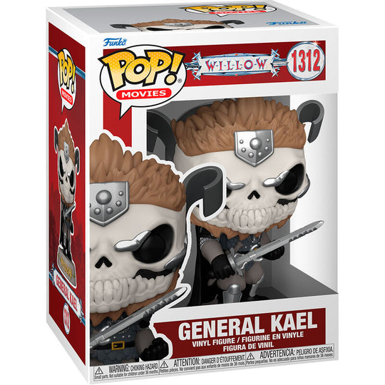 Figurine Funko POP Willow General Kael en vinyle de 12 cm dans sa boîte vitrine collector, vue de face