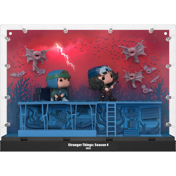 Packaging original de la figurine POP Moments Deluxe Stranger Things Phase 3 FUNKO avec illustrations et logo