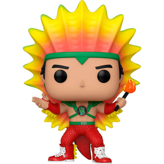 Boîte vitrine transparente contenant la figurine Funko POP WWE Ricky Steamboat, idéale pour collection