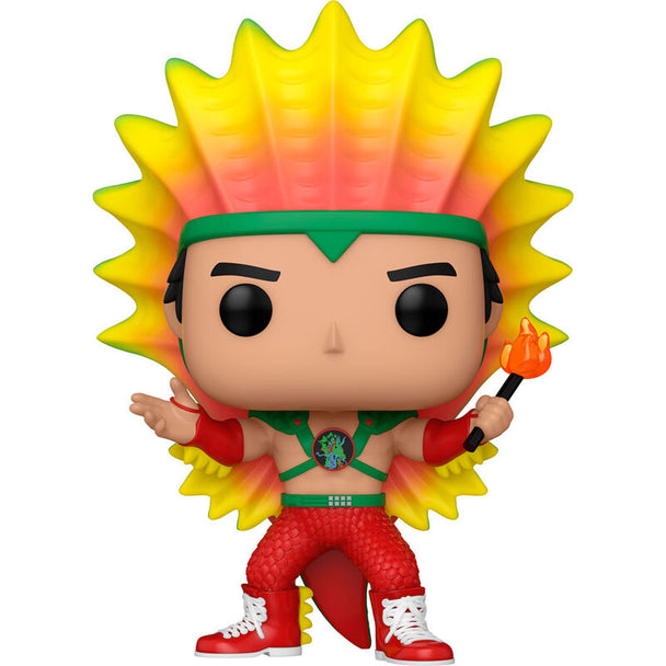 Boîte vitrine transparente contenant la figurine Funko POP WWE Ricky Steamboat, idéale pour collection