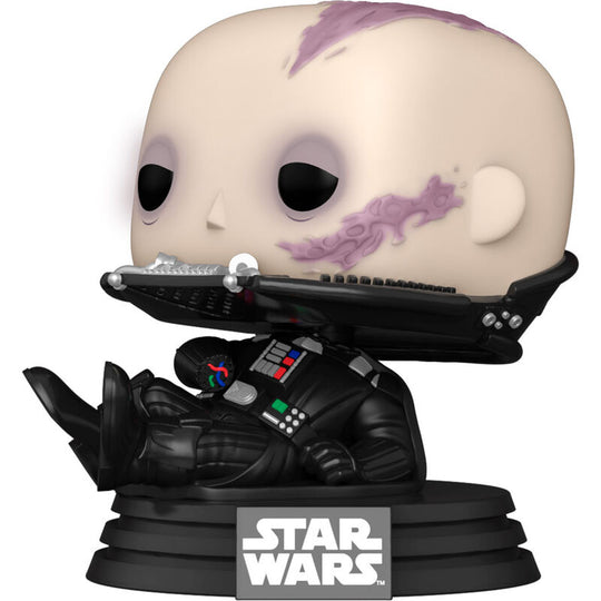 Vue latérale de la figurine Funko POP Darth Vader édition 40e anniversaire Star Wars, emballage collector