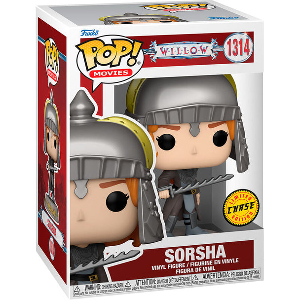 Détail de la figurine Funko POP Willow Sorsha Chase montrant les couleurs et le design soigné sous plusieurs angles