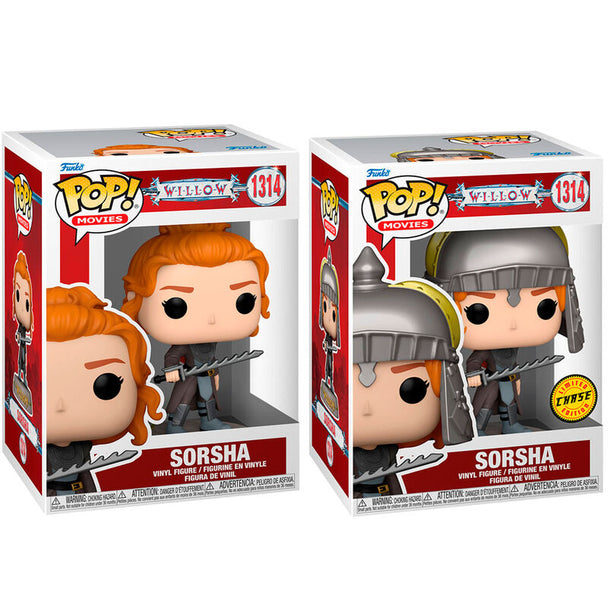 Figurine Funko POP Willow Sorsha de 12 cm en vinyle présentée dans sa boîte fenêtre officielle