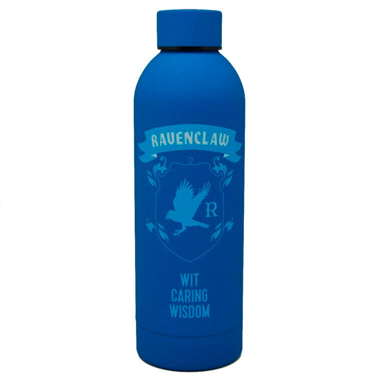 Gourde Harry Potter Ravenclaw en acier inoxydable de 700ml avec logo officiel sur fond blanc