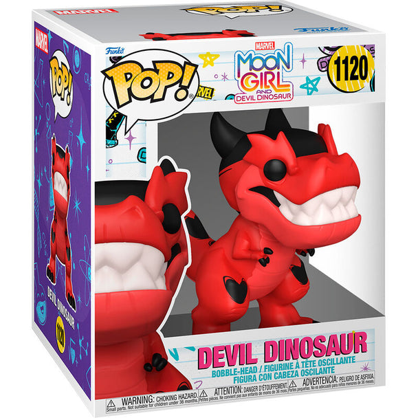 Figurine Funko POP de Moon Girl en vinyle avec détails colorés et expression dynamique
