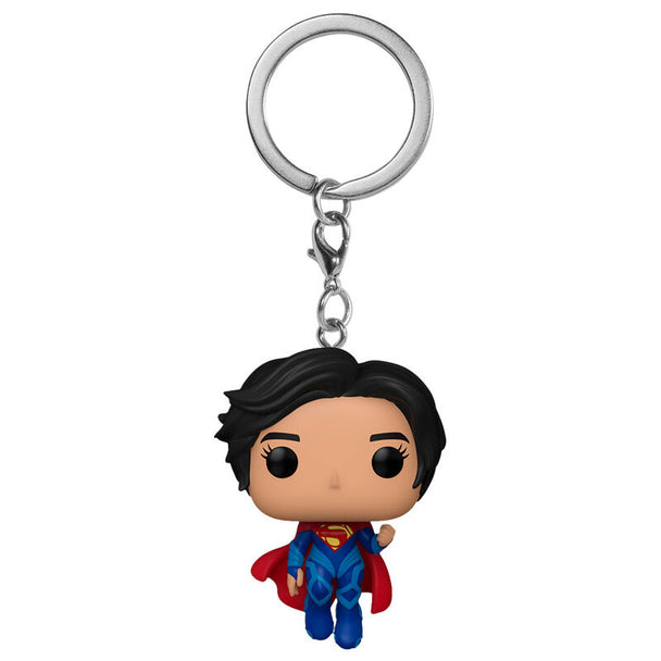 Porte-clés FUNKO Pocket POP représentant Supergirl de DC Comics, accessoire collector compact