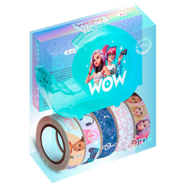 Zoom sur le distributeur de ruban pour une découpe facile et précise des washi tapes