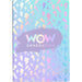 Gros plan sur la couverture d'un carnet A5 WOW GENERATION au design moderne