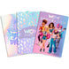 Pages intérieures blanches et lisses du carnet A5 WOW GENERATION ouvertes