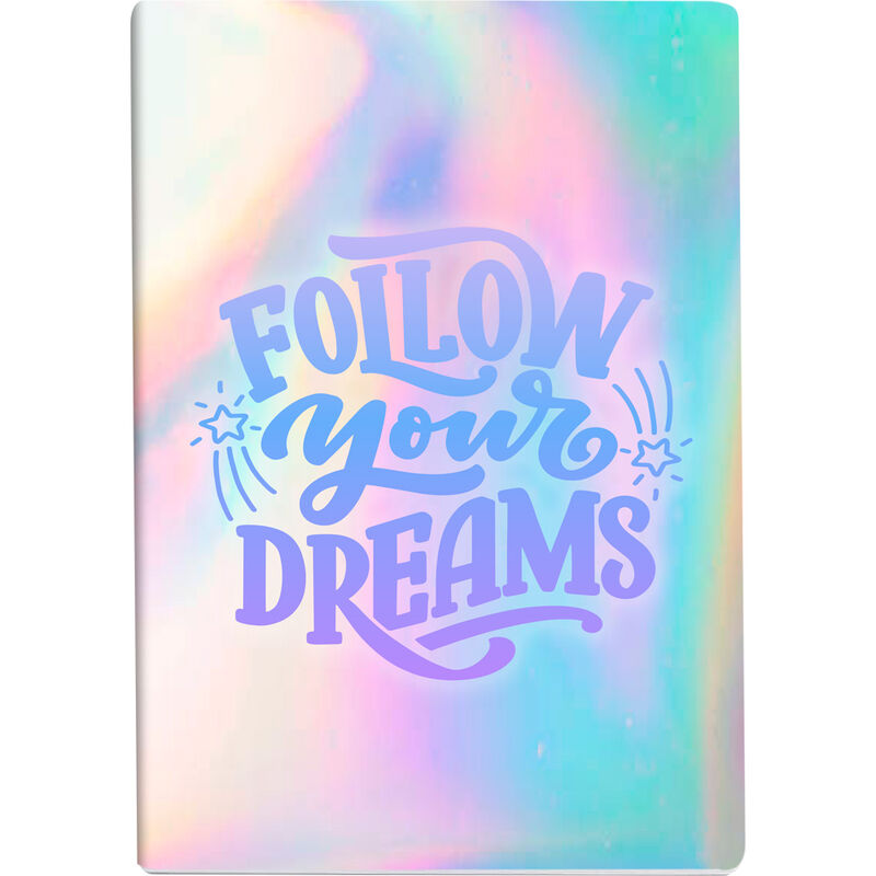 Carnet A5 WOW GENERATION posé à côté d'un stylo, prêt à être utilisé