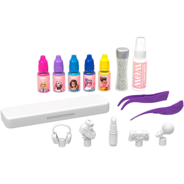 Kit de peinture créatif WOW GENERATION avec accessoires colorés et bol de mélange