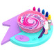 Contenu complet du kit : crayons, paillettes, autocollants et outils de peinture